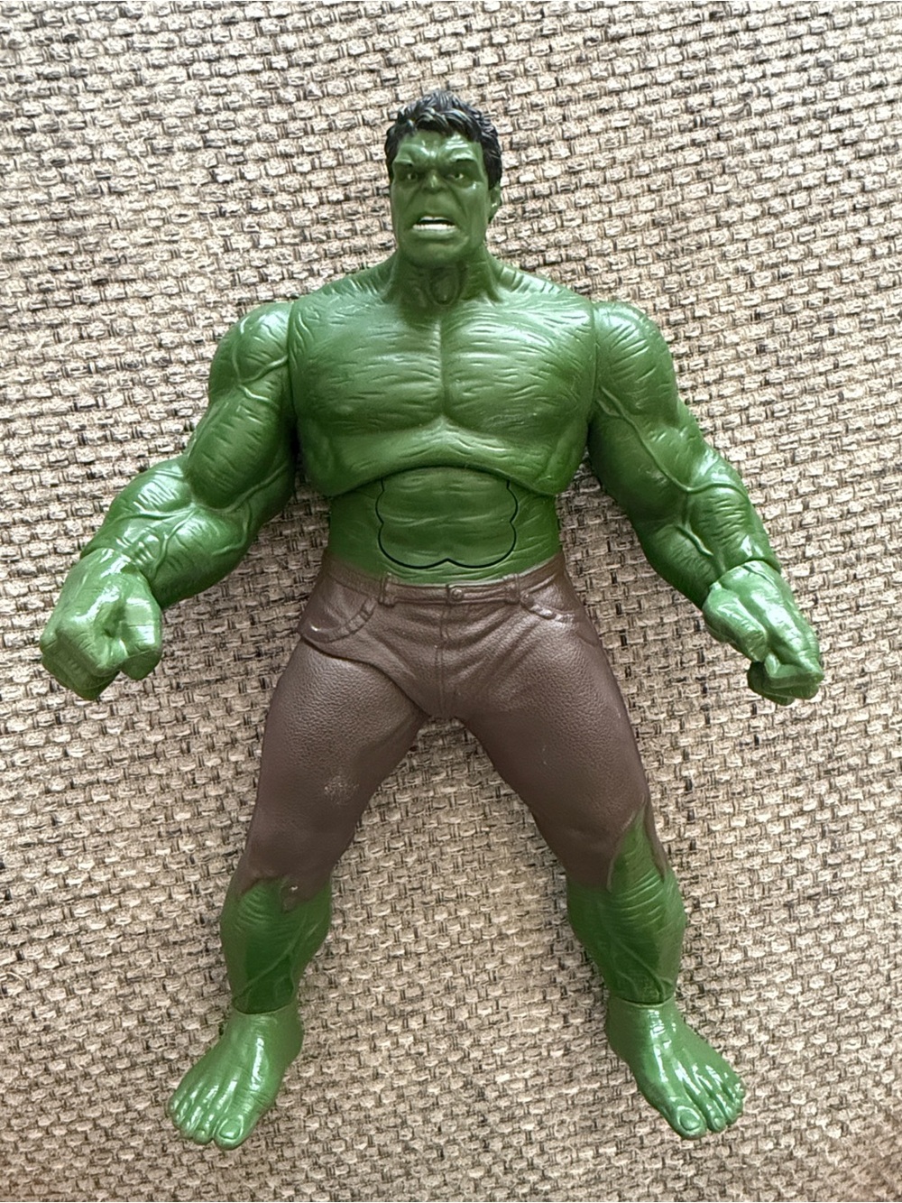 Hasbro Green Hulk Action Figure with Brown Pants